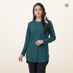 Ribbed Knit Casual Top